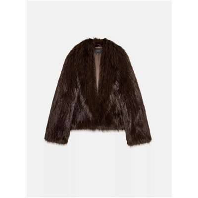 Женская шуба из искусственного меха с красивейшим блеском  ZAR*A 💤