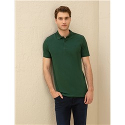 Koyu Yeşil Slim Fit Basic Tişört