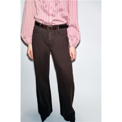 Z1975 BELTED WIDE-LEG JEANS