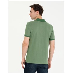 Haki Slim Fit Polo Yaka Tişört