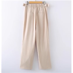 Женские повседневные однотонные прямые широкие брюки