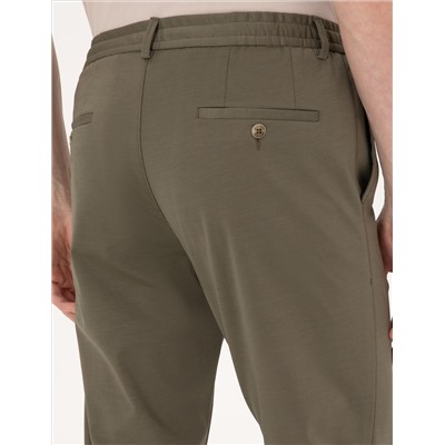 Yeşil Ex. Slim Fit Kumaş Pantolon