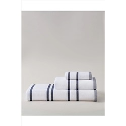 Madame Coco Davy Banyo Havlusu - Beyaz/lacivert HVLU0000000105-8682116906081