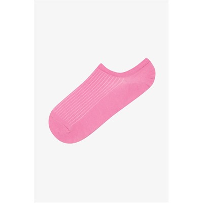 Penti Colorful Rib 3lü Turuncu Pembe Sneaker Çorap