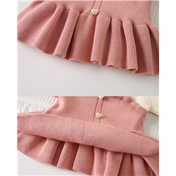 Вязанный костюмчик для девочек