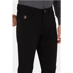 Erkek Siyah Kanvas Pantolon