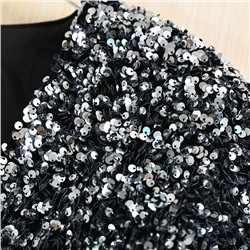 Женское приталенное платье с пайетками на подкладе H&*M