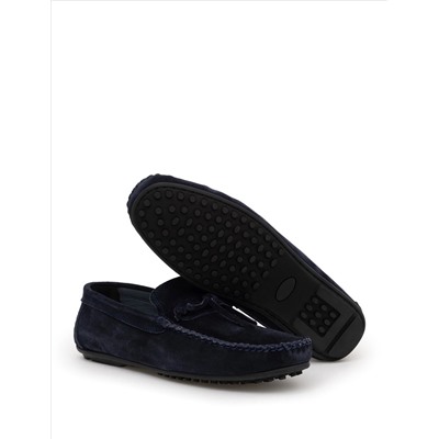 Lacivert %100 Deri Loafer