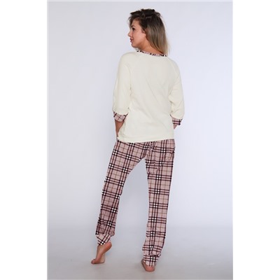 Женский домашний костюм с брюками 66