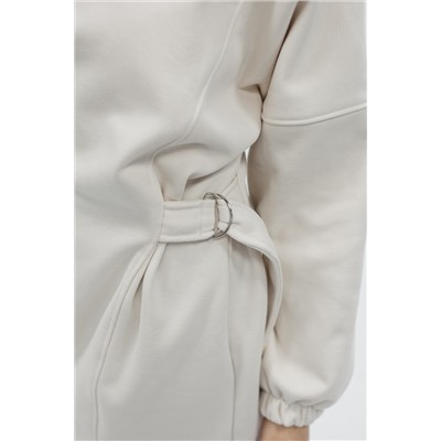 Туника женская теплая с капюшоном и хлястикамии