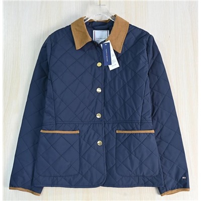 Женская стеганая вельветовая куртка ТОММИ ХИЛФИГЕ*Р