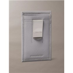 Refined Saffiano Card Case + Money Clip