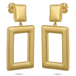 Серьги (покрытие сатиновое золото)