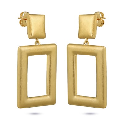 Серьги (покрытие сатиновое золото)