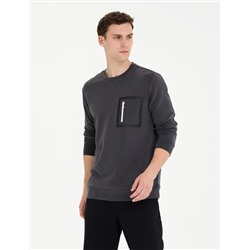 Antrasit Regular Fit Sweatshirt