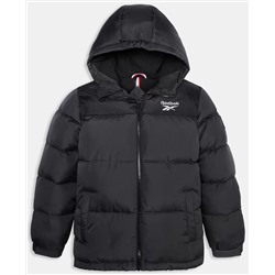 Reebok Big Boys Contrast Yoke Promo Long Sleeve Puffer Jacket
