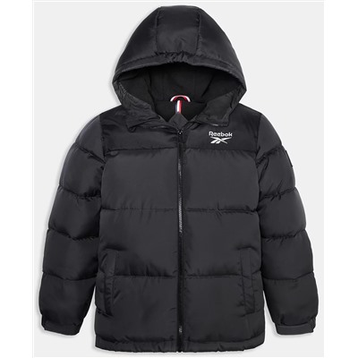 Reebok Big Boys Contrast Yoke Promo Long Sleeve Puffer Jacket