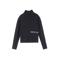 Jersey de lana Negro