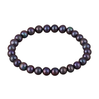 Браслет (жемчуг шоколад микс 7-8мм)