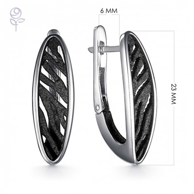 Серьги серебро 52942SB