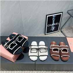 Вязанные шлепки МИУ МИ*У