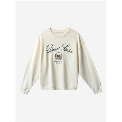 Свитшот Duns*t вышитым принтом, модель унисекс  Экспорт