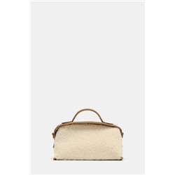 LONG FAUX SHEARLING BAG