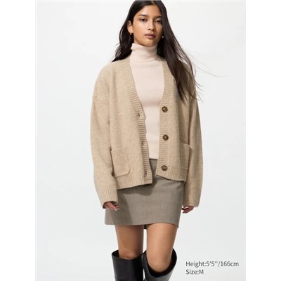 Soufflé Yarn Short Cardigan