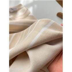 Трикотажный мужской пуловер в полоску ЛАКОСТ*Е