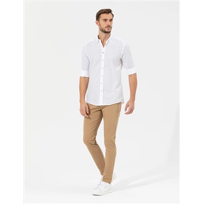 Camel Slim Fit Basic Chino Pantolon