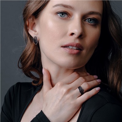 Серьги серебро 52970SB