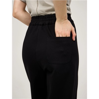 Черные зауженные брюки