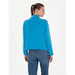 Mavi Comfort Fit Örme Hırka