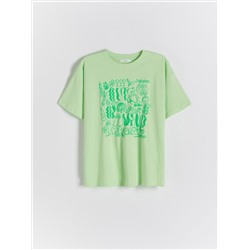 T-Shirt im Regular-Fit mit Druck