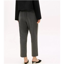 Houndstooth Tapered Drawstring Pant