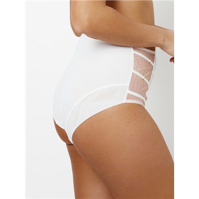 TEONA MILK/MOCCA Трусы высокие SUBTILLE