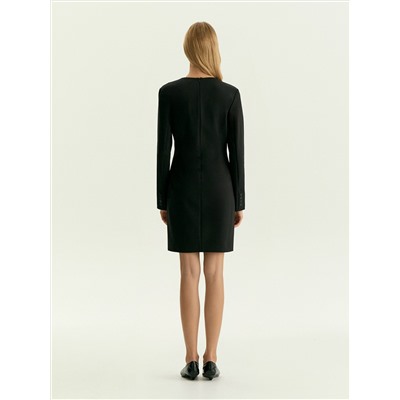 Платье приталенное выше колена, PL1681/nerro