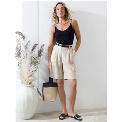 Топ из премиального хлопка с эластаном