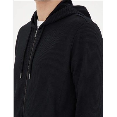 Lacivert Regular Fit Örme Hırka