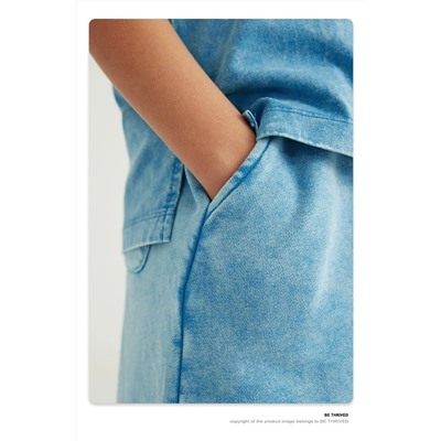 Детские шорты с эффектом потёртостей в комплект к топу из поста выше Материал: 100% хлопок