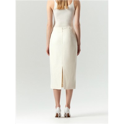 Юбка-карандаш миди из твида, S947/hiller