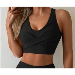 New Stylish Separate Swimwear, Sexy Criss-Cross Ruched Bikini For Women Vacation Beach Summer