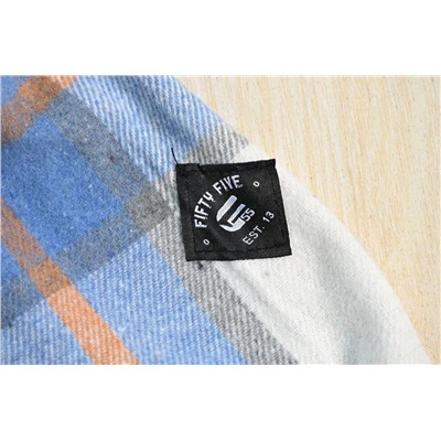 Мужская рубашка свободного покроя с длинными рукавами