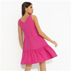Сарафан свободного силуэта, Динамичный стиль (розовый)