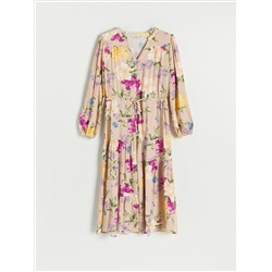 Gemustertes Kleid aus Viskose