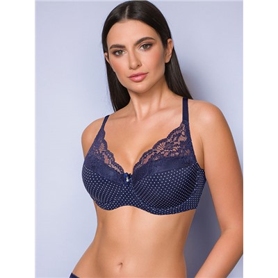 Бюстгальтер 8085 Scarlett Синий Albina_L сшивная Albina L