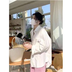 Рубашка с длинным рукавом Calvin Klei*n 👕  Отшита из остатков оригинальной ткани