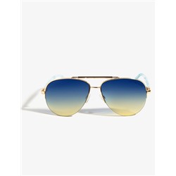 LADIES METAL AVIATOR SUNGLASSES