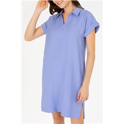 Kadın Mavi Dokuma Elbise