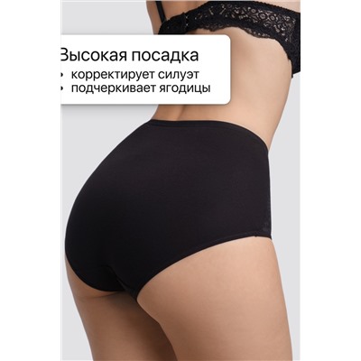 Набор трусов OIRO 3905 хлопковые с цветочным узором 3 шт